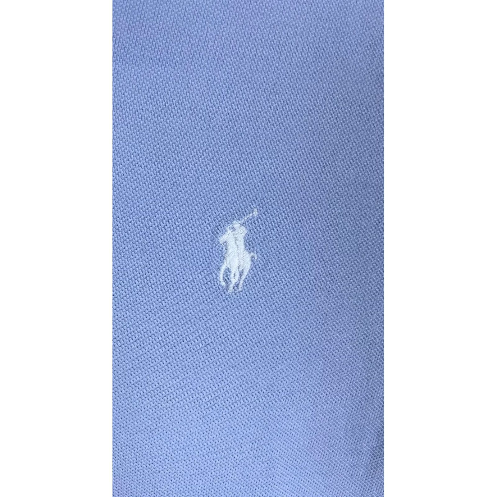 Polo Ralph Lauren Polo Ralph Lauren Mens Medium Polo Shirt Light Blue Classic Fit Pony Logo Size US M / EU 48-50 / 2 - 2 Thumbnail