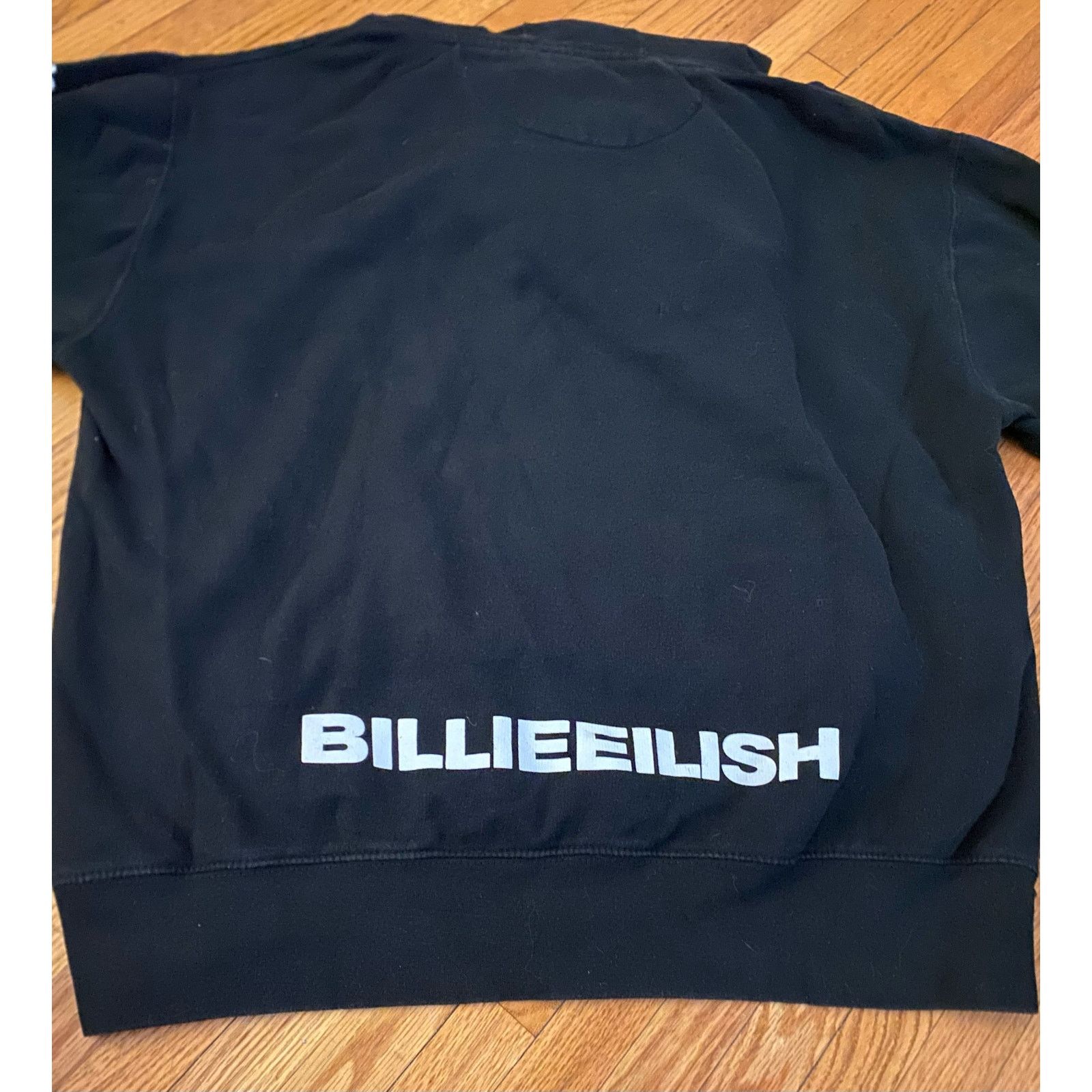 Billie Eilish Official Billie Eilish black hoodie Size L / US 10 / IT 46 - 2 Thumbnail