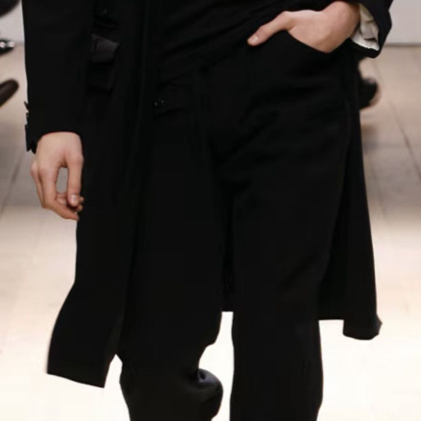 Yohji Yamamoto AW07 Wool Gabardine Front Pocket Pants Size US 34 / EU 50 - 2 Thumbnail