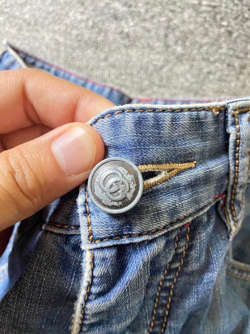 Gucci × New York Yankees New York Yankees + Gucci Straight Fit Jeans (175) Size US 30 / EU 46 - 8 Thumbnail