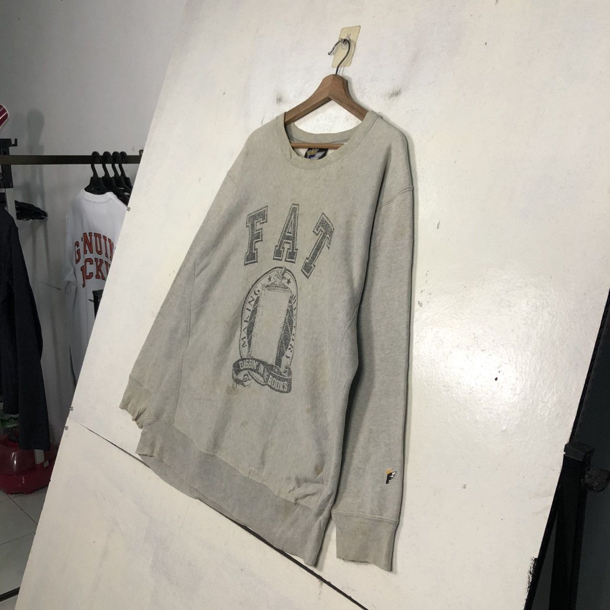 Hysteric Glamour 📌Vintage Sweatshirt Fat Skinny Big Logo Streetwear Size US M / EU 48-50 / 2 - 4 Thumbnail