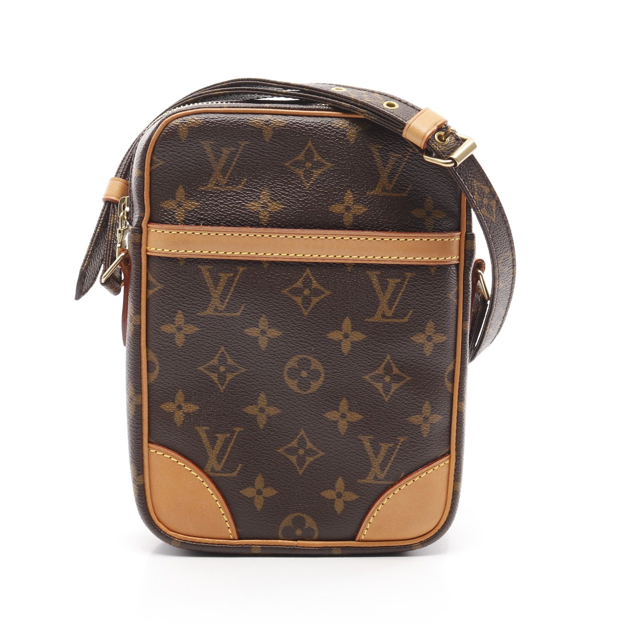 Louis Vuitton Louis Vuitton Danube Monogram Shoulder Bag Leather Brown Size ONE SIZE - 1 Thumbnail