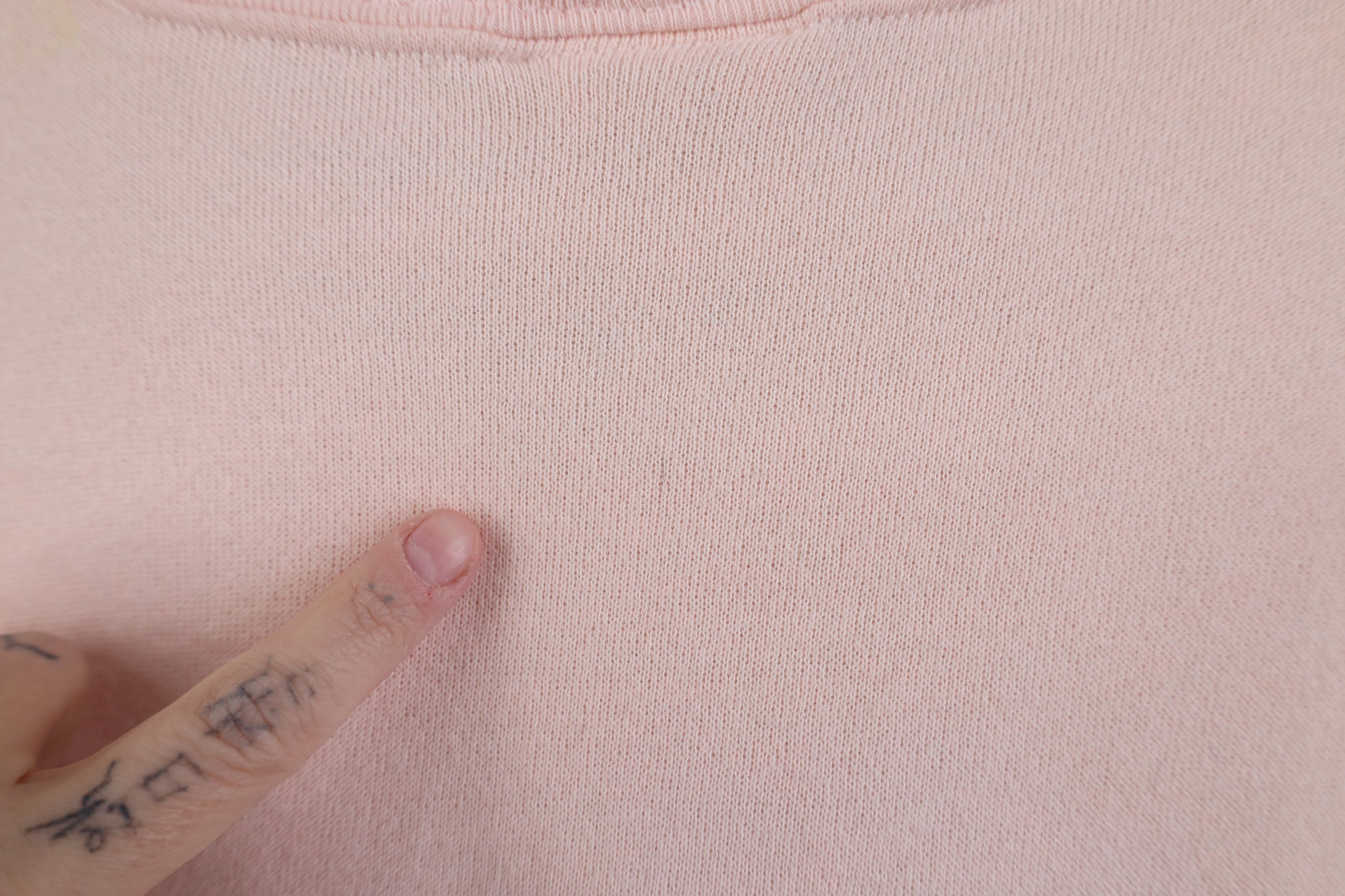 Vintage Vintage 90s Streetwear Butterfly Layered Sweatshirt Pink Size L / US 10 / IT 46 - 12 Thumbnail
