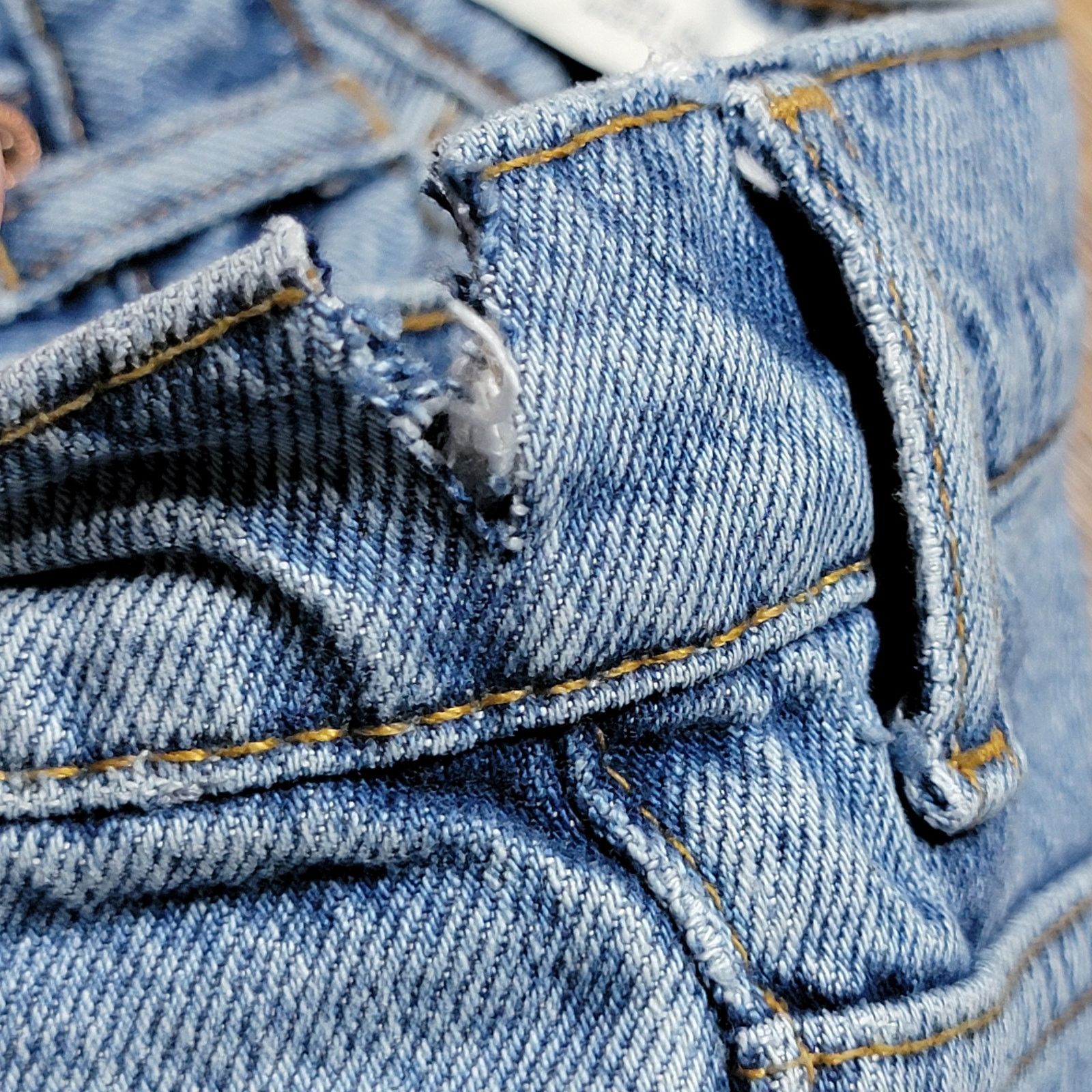 Zara Zara 90's Full Length Straight Denim Jeans w/ Raw Hem - 6 Size 28" / US 6 / IT 42 - 9 Thumbnail