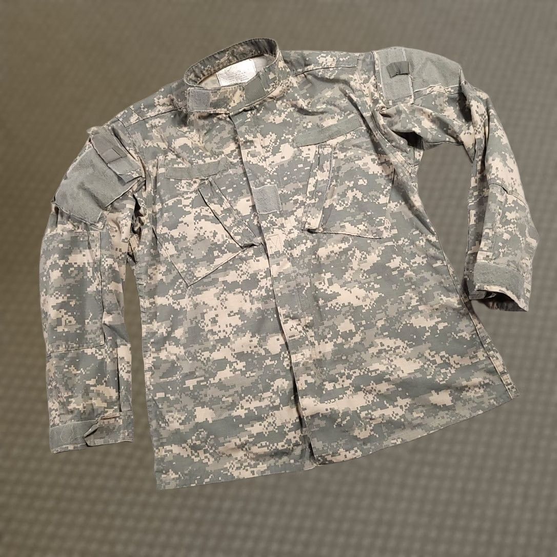 Vintage VINTAGE Military Official Army Combat Digital Camo Jacket Mens Long Size US M / EU 48-50 / 2 - 1 Thumbnail