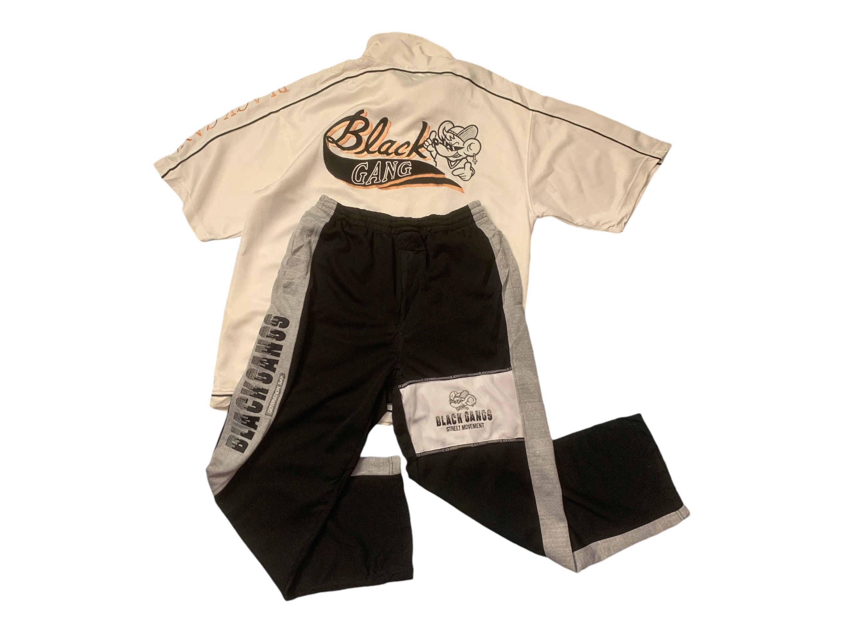 Other Rare Design 1 Set Blackgangs Generation Rap Size US XL / EU 56 / 4 - 1 Thumbnail