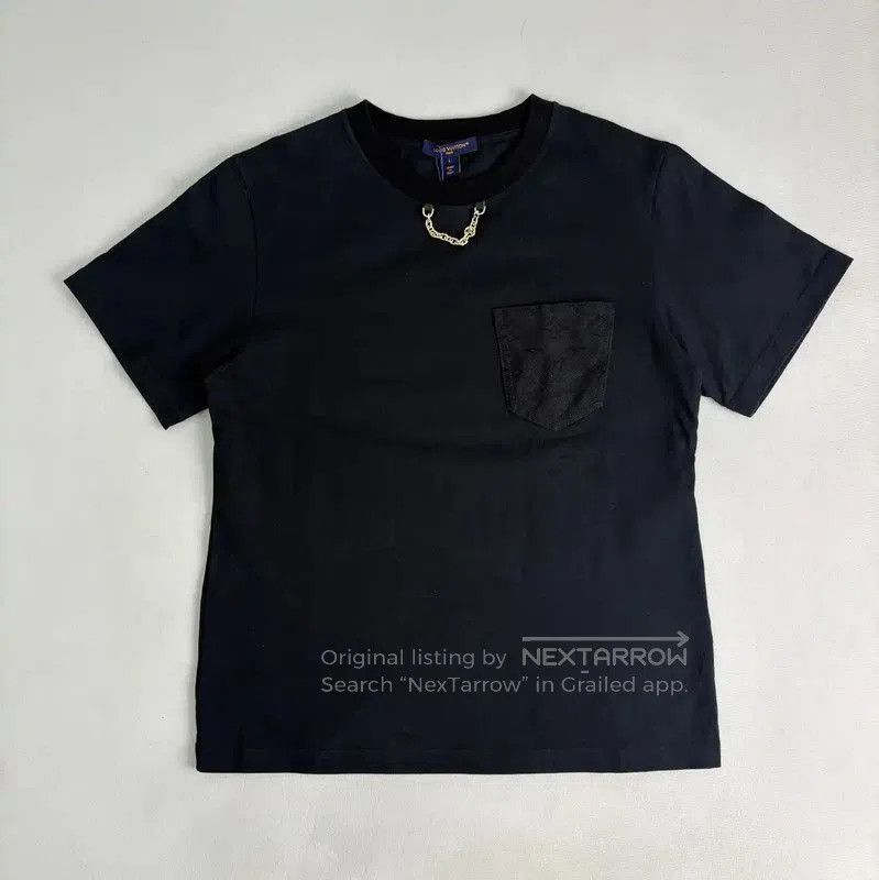 Louis Vuitton Louis Vuitton Black Cotton T. Size L / US 10 / IT 46 - 1 Thumbnail