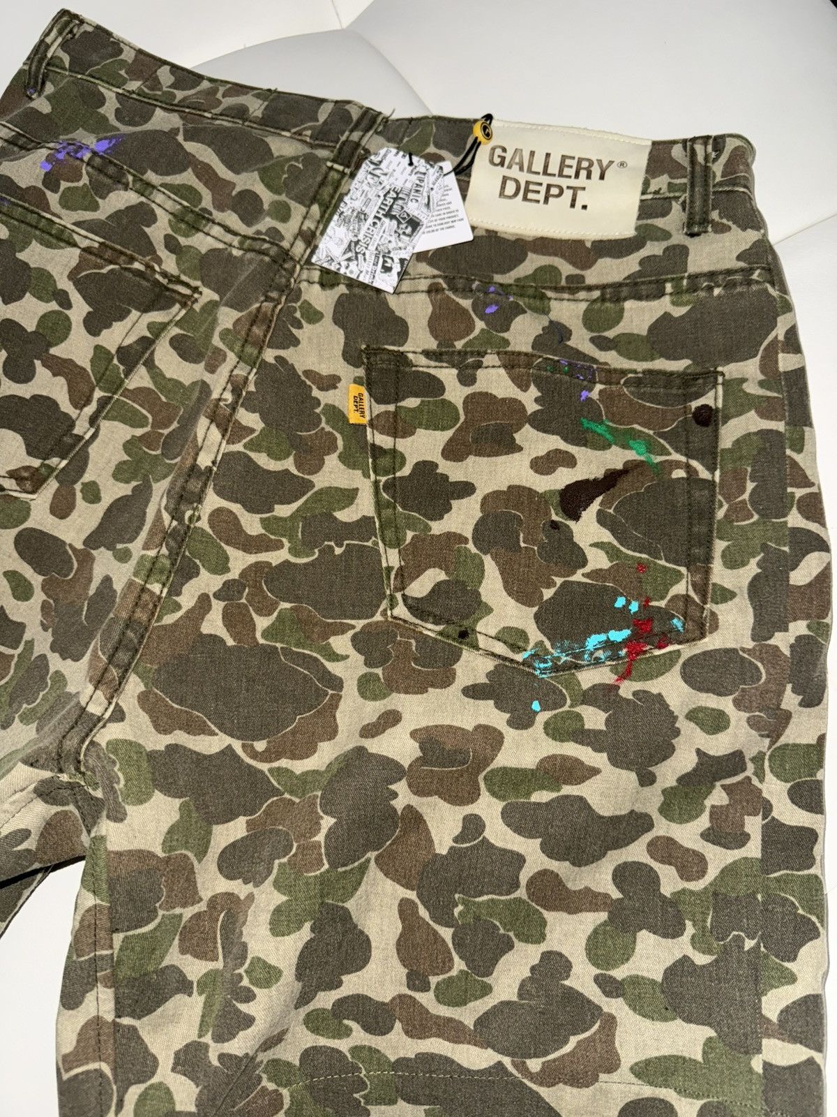 Gallery Dept. Camouflage Ventura g patch shorts Size US 32 / EU 48 - 6 Thumbnail