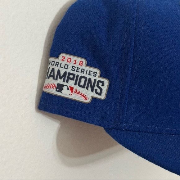 New Era New Era 59FIFTY Chicago Cubs 2016 World Series Fitted Sz 8 Size ONE SIZE - 2 Thumbnail