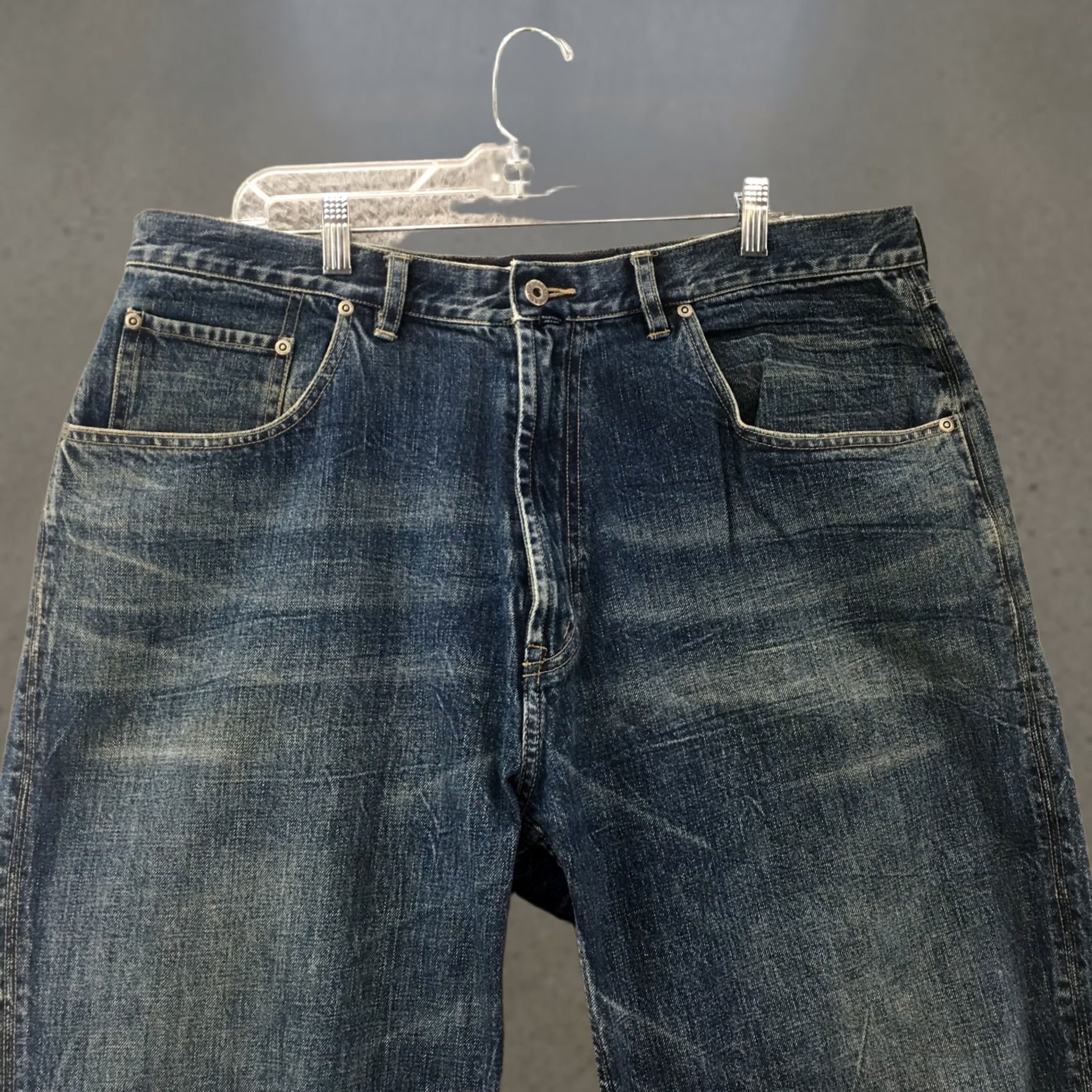Nautica Nautica Straight Jeans Mens 40x32 Blue Denim High Rise Zip Fly Jeans Size US 40 / EU 56 - 1 Thumbnail
