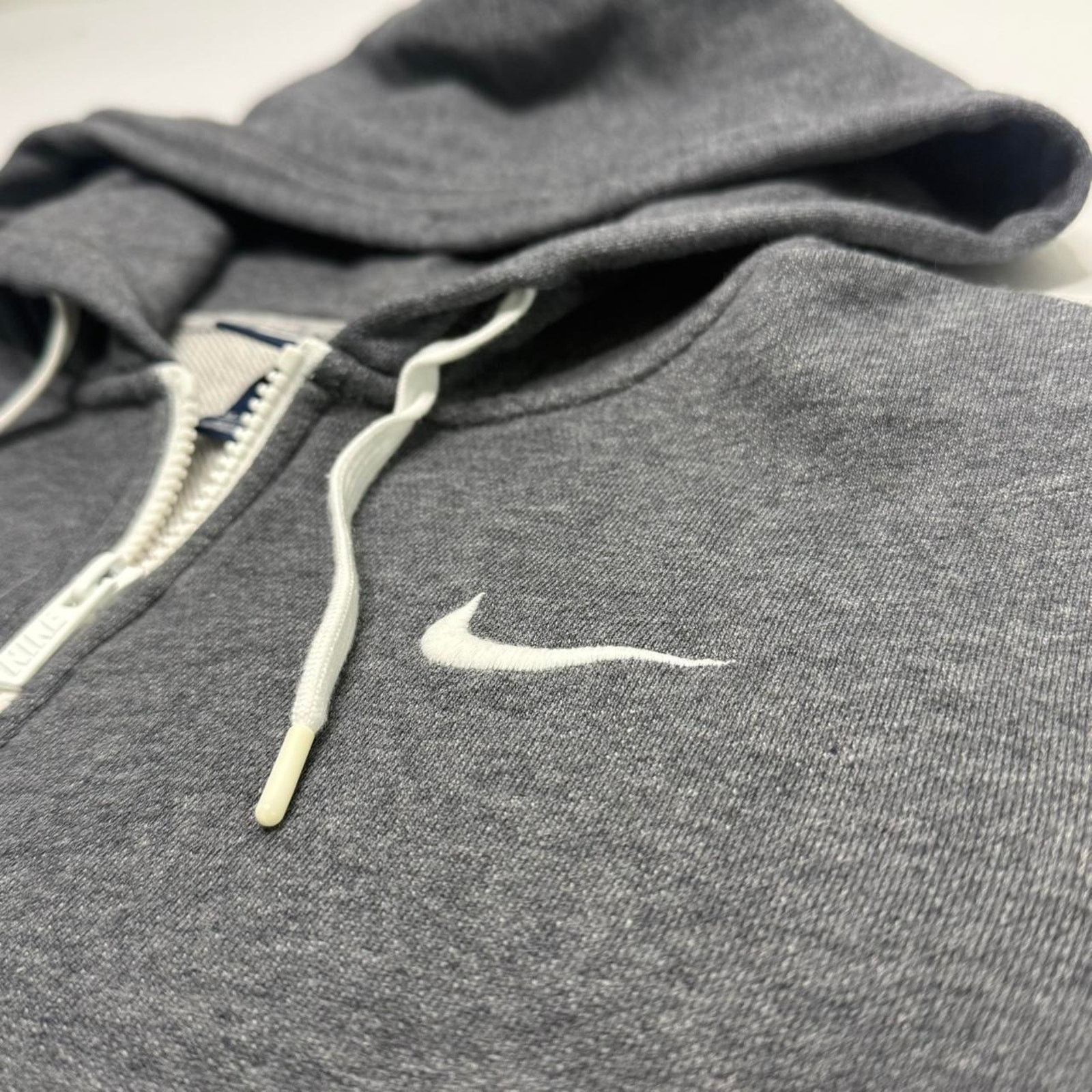 Nike Nike Gray Full Zip Hoodie Womens Medium Casual Zip Up Jacket Size M / US 6-8 / IT 42-44 - 2 Thumbnail