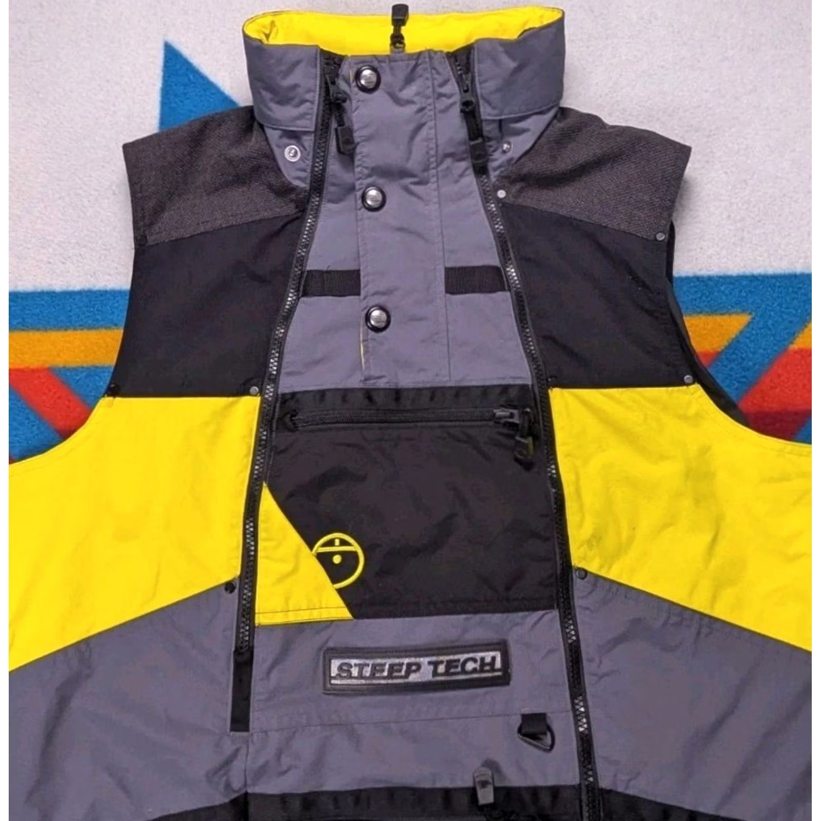 The North Face The North Face Steep Tech Scott Schmidt Vest Hooded Utility Apogee Medium Yellow Mens Size US M / EU 48-50 / 2 - 4 Thumbnail