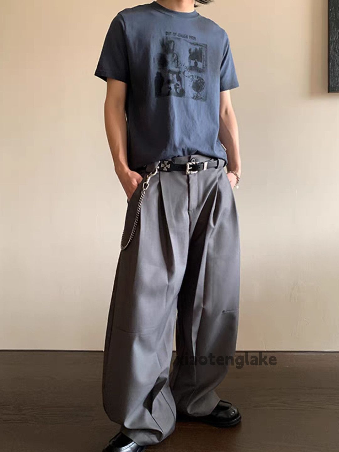 Designer Unisex outdoor utility loose baggy skate pleated pants Size US 28 / EU 44 - 4 Thumbnail