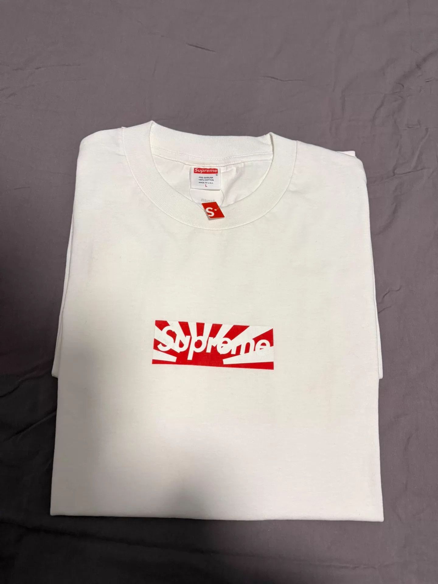 Supreme Supreme Box Logo Tee Japan Relief L New with Tags Size US L / EU 52-54 / 3 - 1 Thumbnail