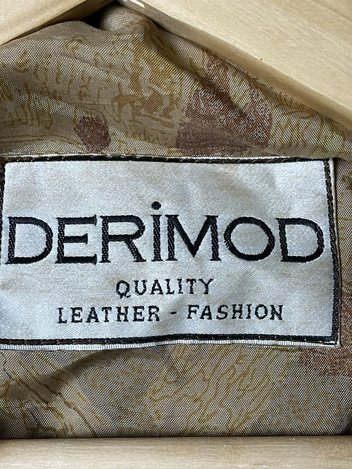Japanese Brand × Vintage DERIMOD Brand Leather Suede Fur Hooded Jacket (99) Size US L / EU 52-54 / 3 - 9 Thumbnail