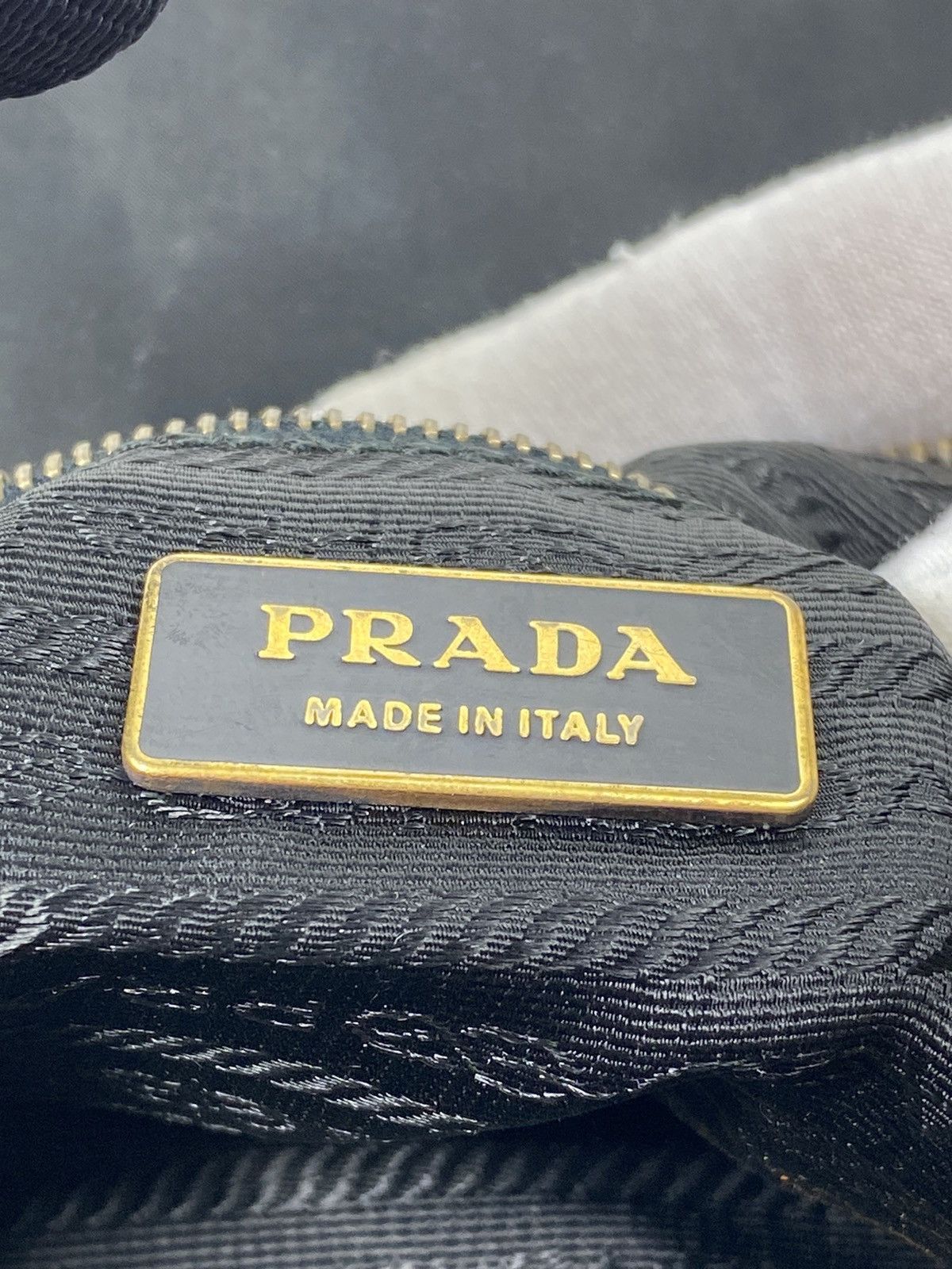Prada Prada Tessuto Gold Nylon Crossbody Bag Size ONE SIZE - 5 Thumbnail