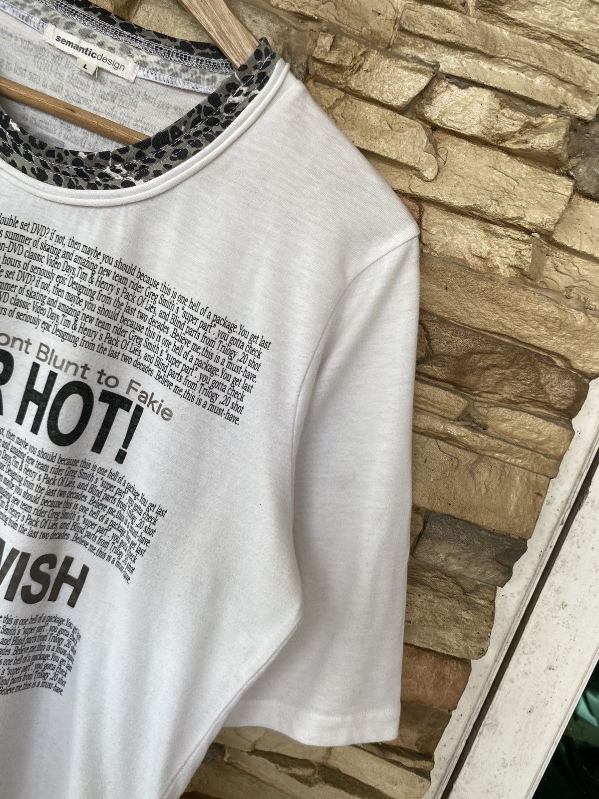 Vintage Rare Vintage Semantic Design Seditionaries Poem Punk Tees Size US M / EU 48-50 / 2 - 13 Thumbnail