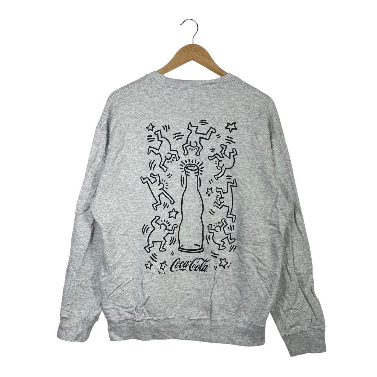 Keith Haring Coca Cola x Keith Haring Crewneck Sweatshirt Gray Graphic Size US L / EU 52-54 / 3 - 4 Thumbnail