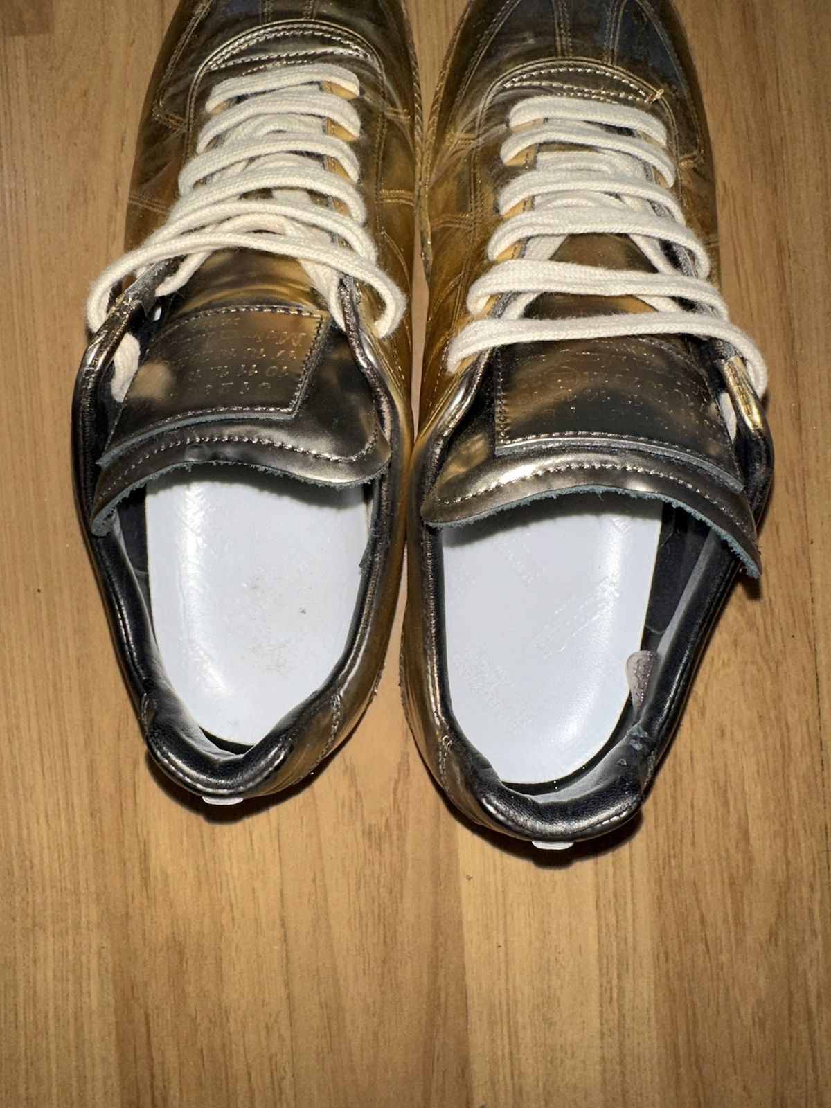 Maison Margiela Maison Margiela GAT Gold Ombre Limited Edition Size US 8 / EU 41 - 21 Thumbnail