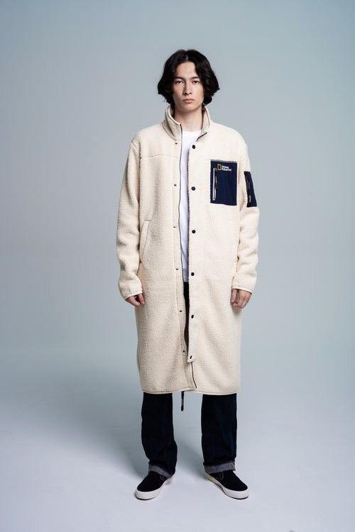 Other National Geographic Long Fleece Coat / Sherpa Parka Size US L / EU 52-54 / 3 - 1 Thumbnail