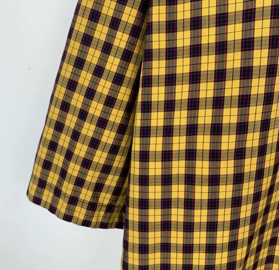 Balenciaga Balenciaga Yellow plaid lapel cotton short sleeved shirt Size US M / EU 48-50 / 2 - 4 Thumbnail