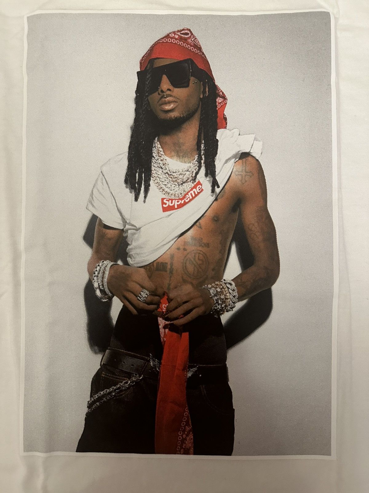 Supreme Supreme Playboi Carti Tee White | Grailed
