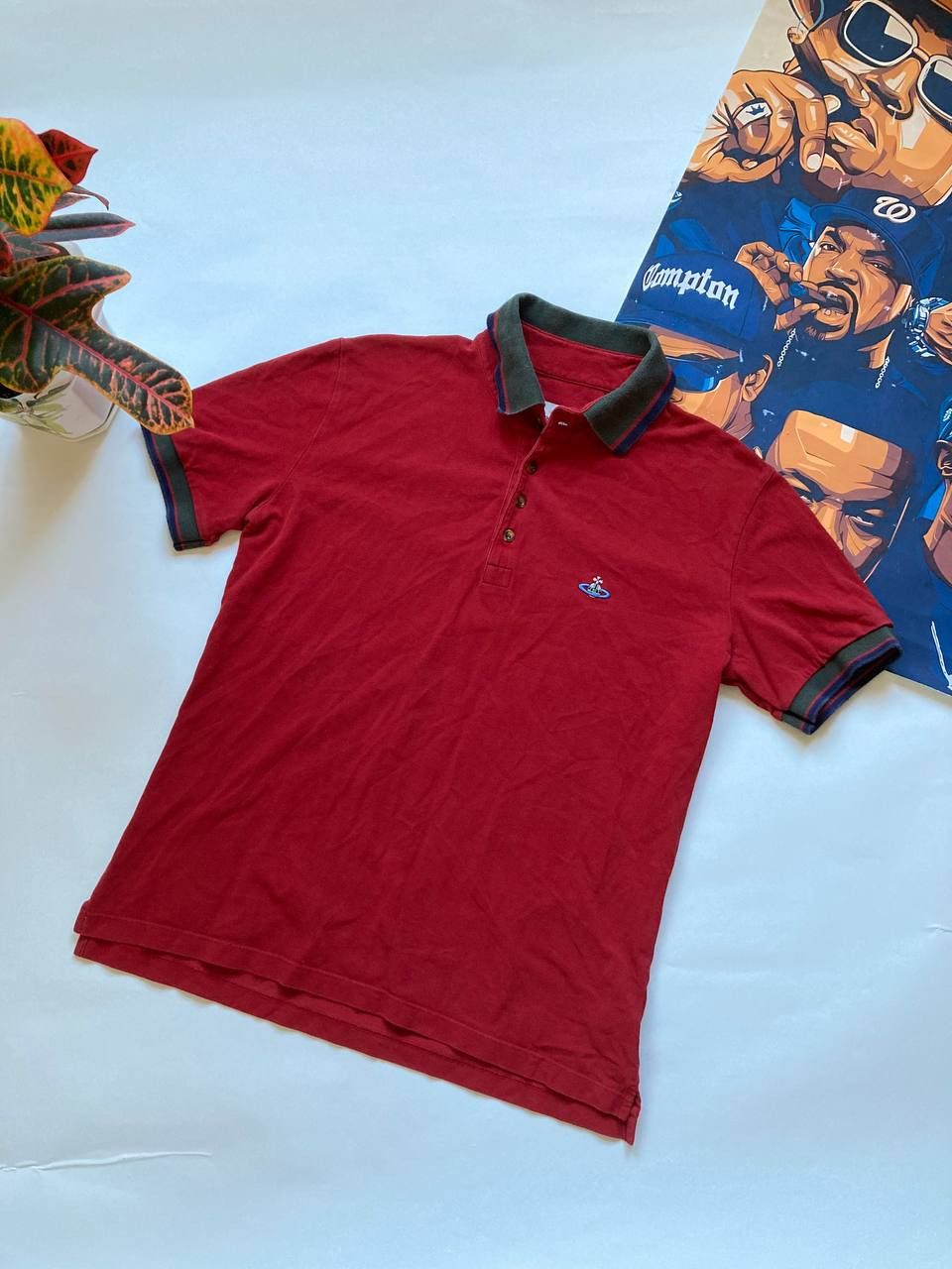 Vivienne Westwood Rare Vivienne Westwood Orb Logo Polo Tee Size US XL / EU 56 / 4 - 1 Thumbnail