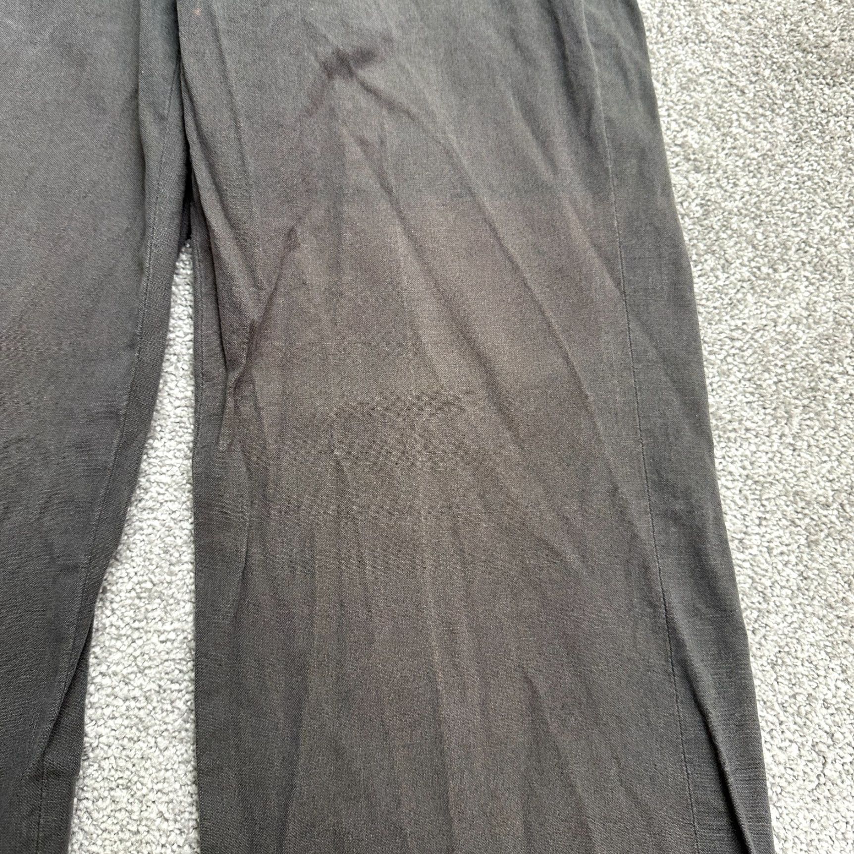 Banana Republic Banana Republic Dress Pants Mens 32 Black Stretch Flat Front Straight Leg Regular Waist Casual Workwear Size US 32 / EU 48 - 7 Thumbnail