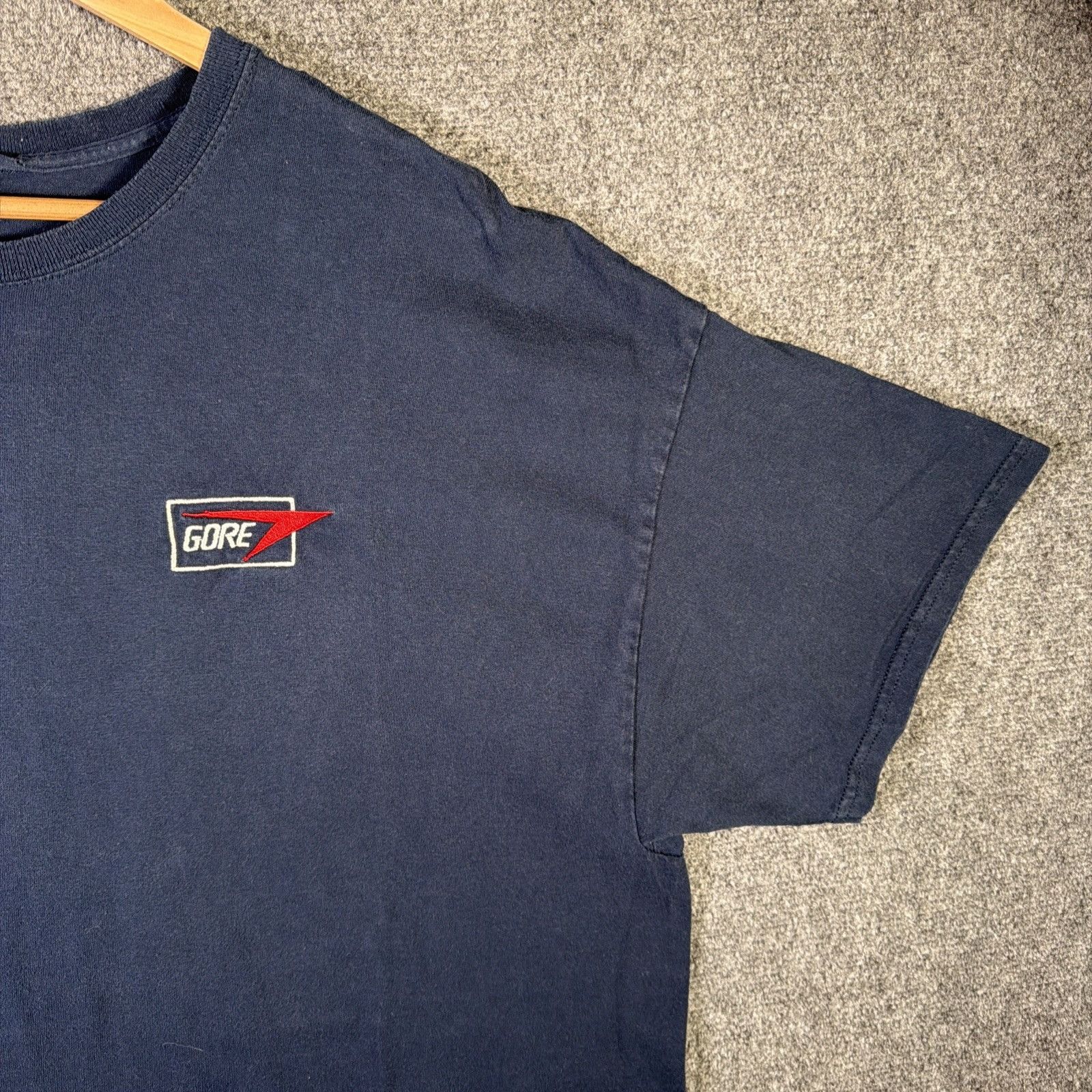 Vintage Vintage Goretex Shirt Mens XL Navy 90s USA Hiking Nature Size US XL / EU 56 / 4 - 2 Thumbnail