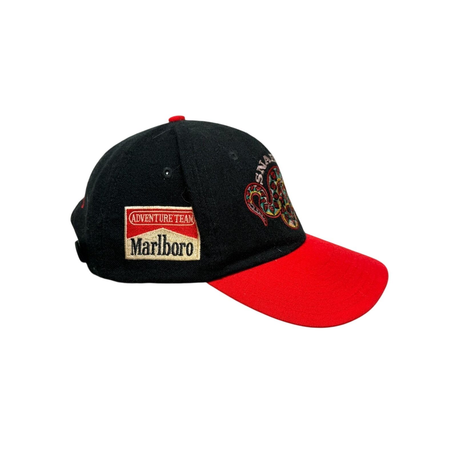 Marlboro Vintage Marlboro Adventure Team Wool Hat Cap Snake Pass 90s Size ONE SIZE - 2 Thumbnail