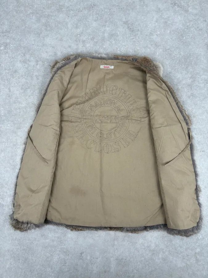 CLOSED 1990s Closed Brown Cozy Fur Vest Size S / US 4 / IT 40 - 7 Thumbnail