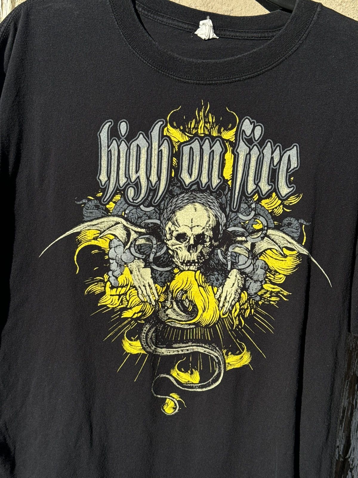 Anvil × Band Tees High On Fire Skull Tee Size US XL / EU 56 / 4 - 2 Thumbnail