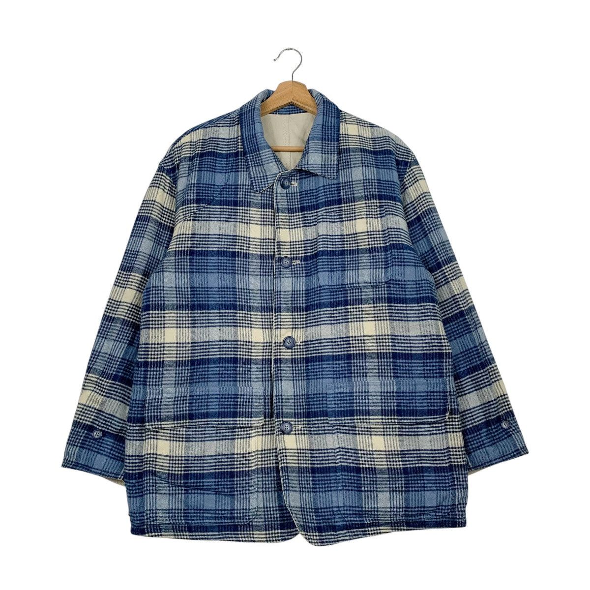Japanese Brand Vintage Hampstead Tartan Reversible Jacket Size US L / EU 52-54 / 3 - 1 Thumbnail