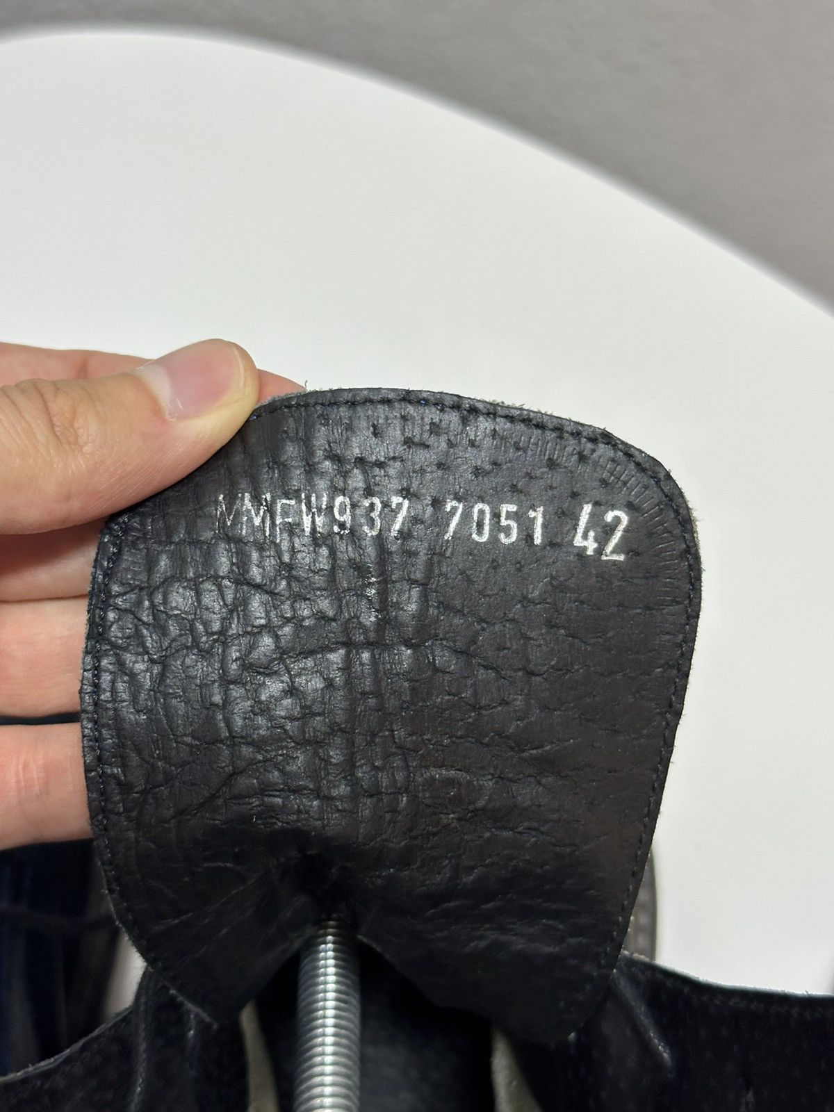 If Six Was Nine Vintage Italian AS 98 Rick Owens Style Leather Biker Boots Size US 9 / EU 42 - 8 Thumbnail