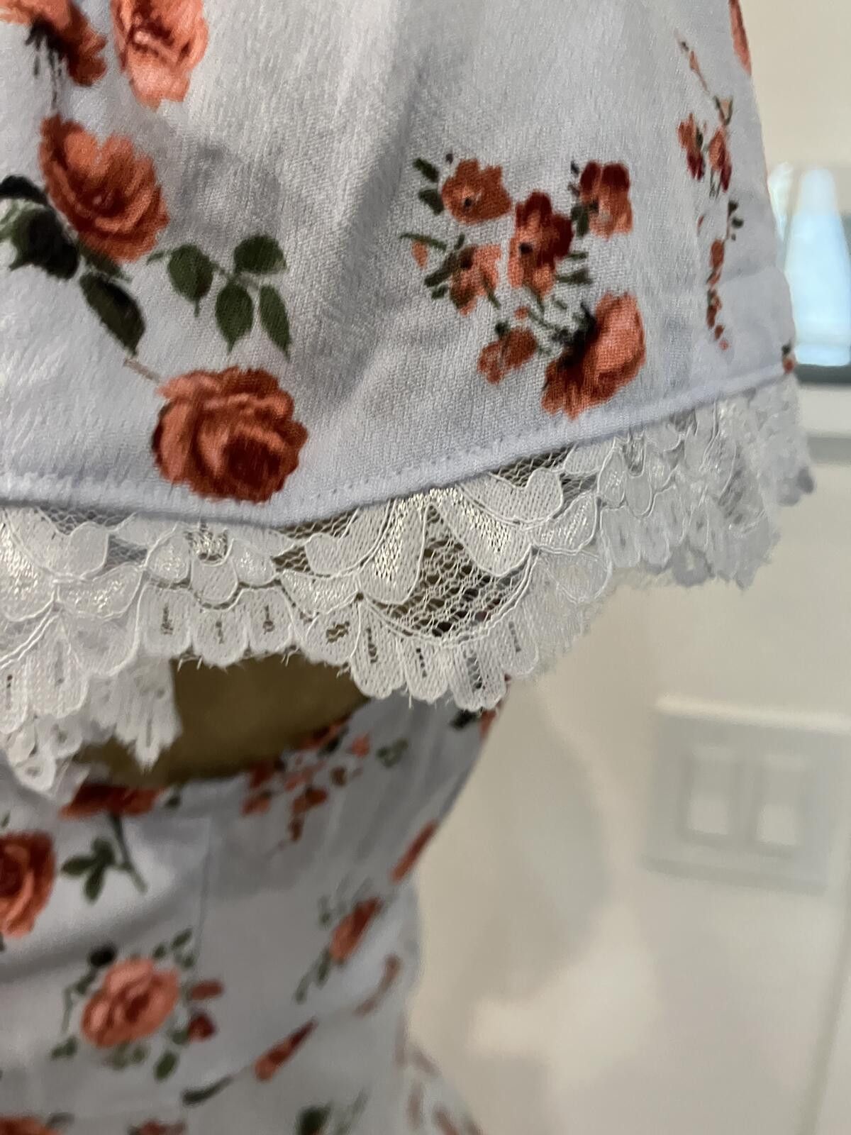 Other NWT Floral Print Midi Dress with Puff Sleeves Size S / US 4 / IT 40 - 4 Thumbnail