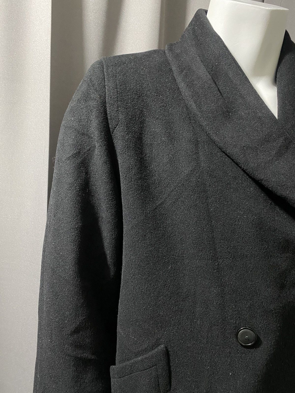 Rick Owens × Vintage Vintage Olmar Single Breasted Wool/Cashmere Coat Size US M / EU 48-50 / 2 - 4 Thumbnail