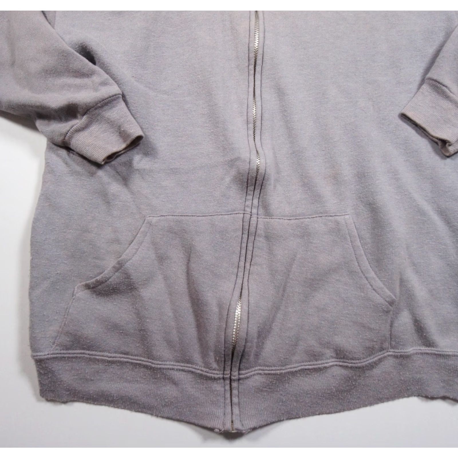 Vintage VINTAGE Steinwurtzel Gray Hoodie Full Zip Sweatshirt Adult Medium 80s Mens Size US M / EU 48-50 / 2 - 3 Thumbnail