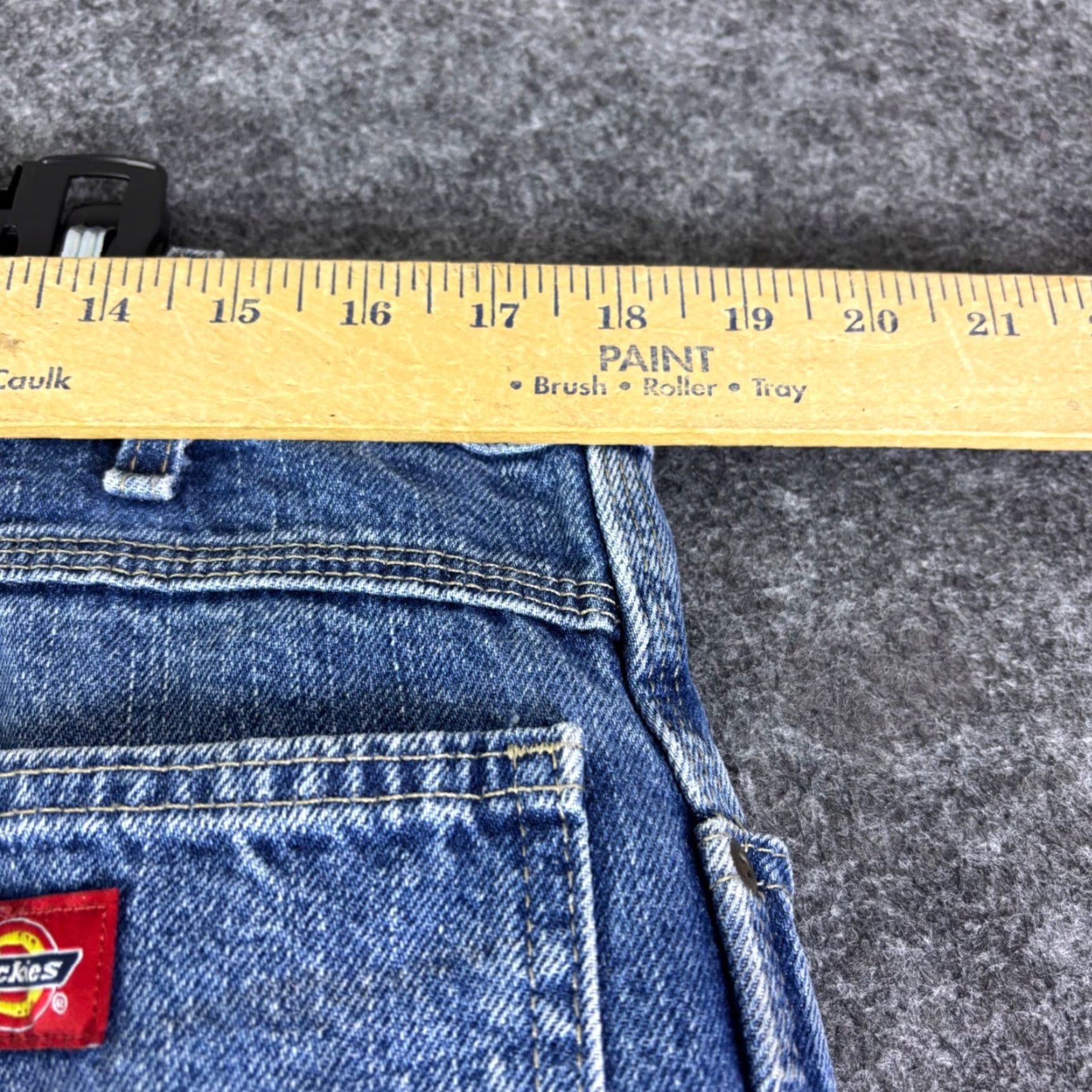 Dickies VINTAGE Dickies Jeans Mens Carpenter Blue Denim Workwear Relaxed Fit 36x33 Mens Size US 36 / EU 52 - 5 Thumbnail