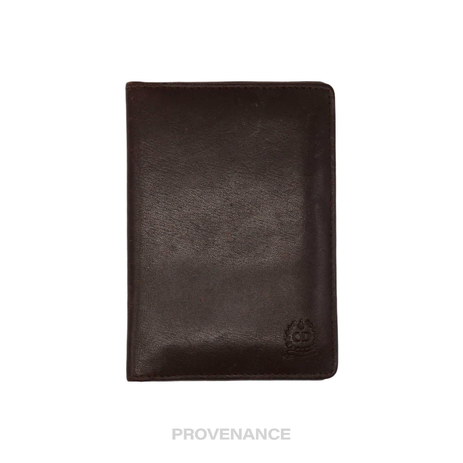 image of Dior Pocket Organizer Wallet - Chocolate Leather, Women's