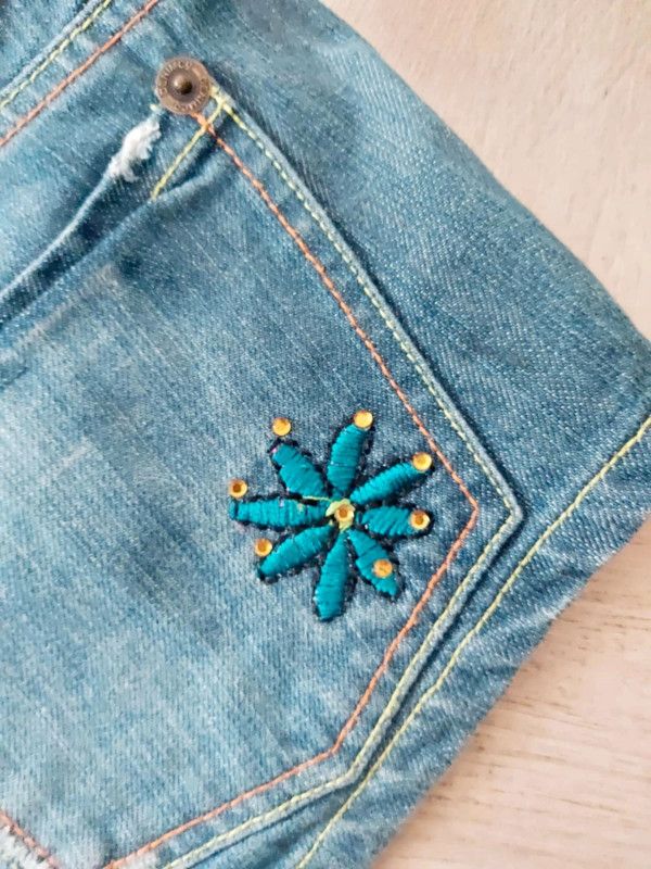 Vintage Vintage mini shorts Size 27" / US 4 / IT 40 - 4 Thumbnail