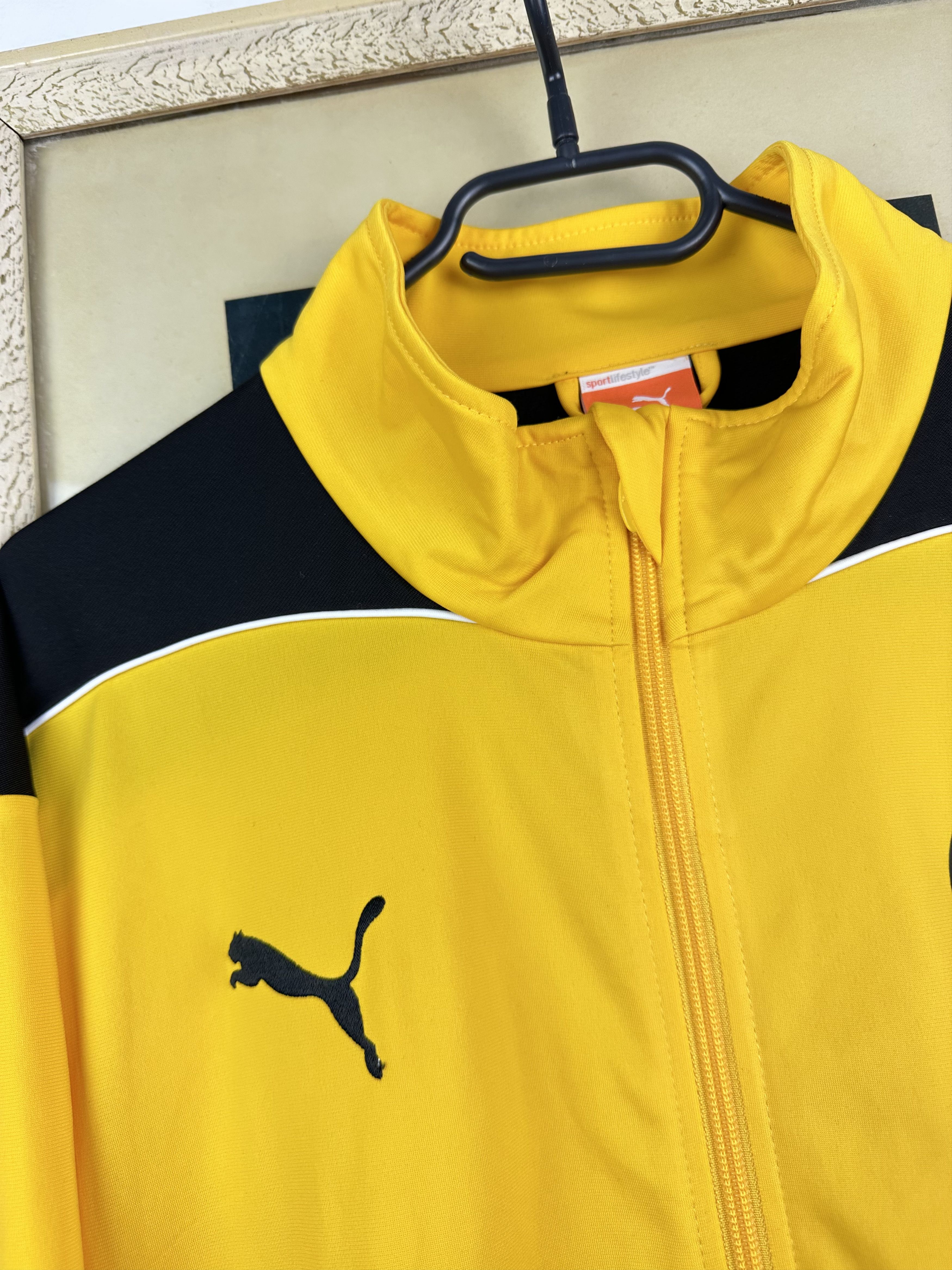 Puma Puma Borussia Dortmund Football Jacket Soccer Track Top Size US XXL / EU 58 / 5 - 4 Thumbnail