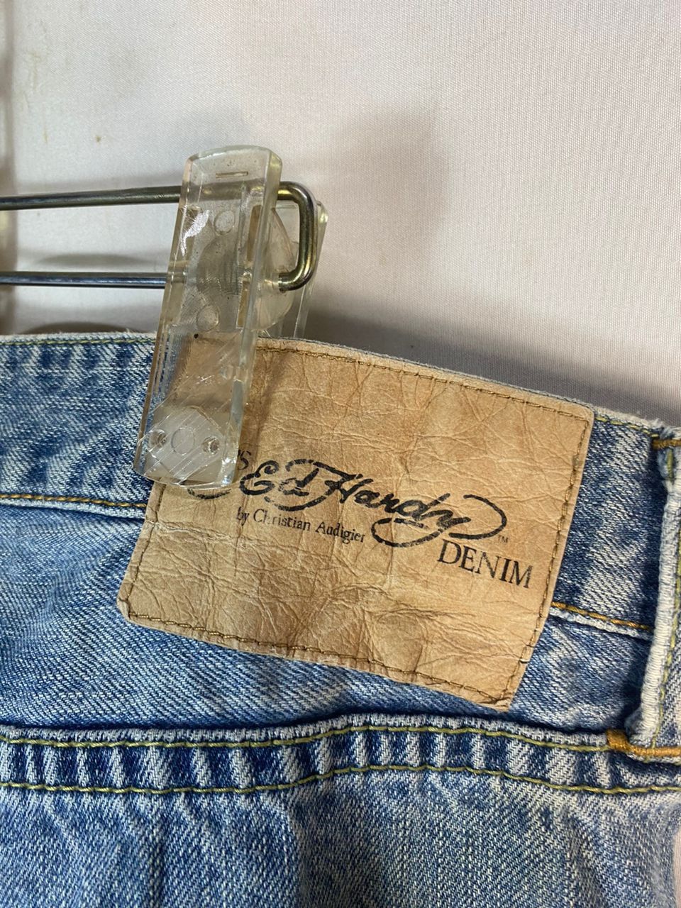 Christian Audigier × Ed Hardy Ed hardy distressed denim jeans pants size 34/35 Size US 35 - 15 Thumbnail