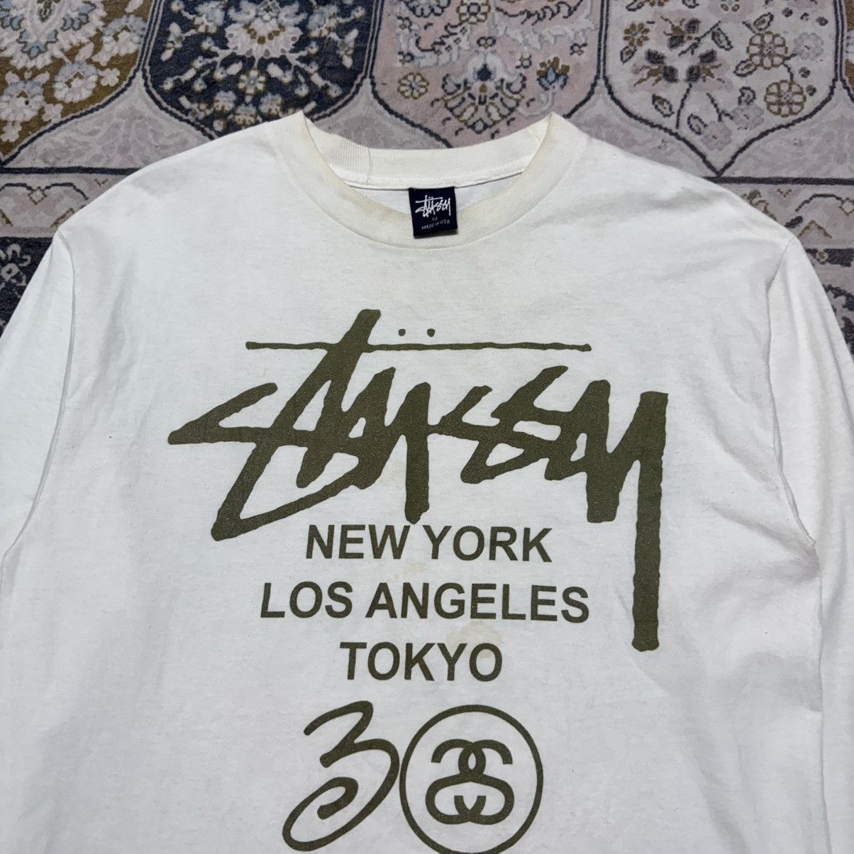 Stussy Vintage Stussy World Tour Shirt Longsleeve Bronx Compton Size US M / EU 48-50 / 2 - 4 Thumbnail