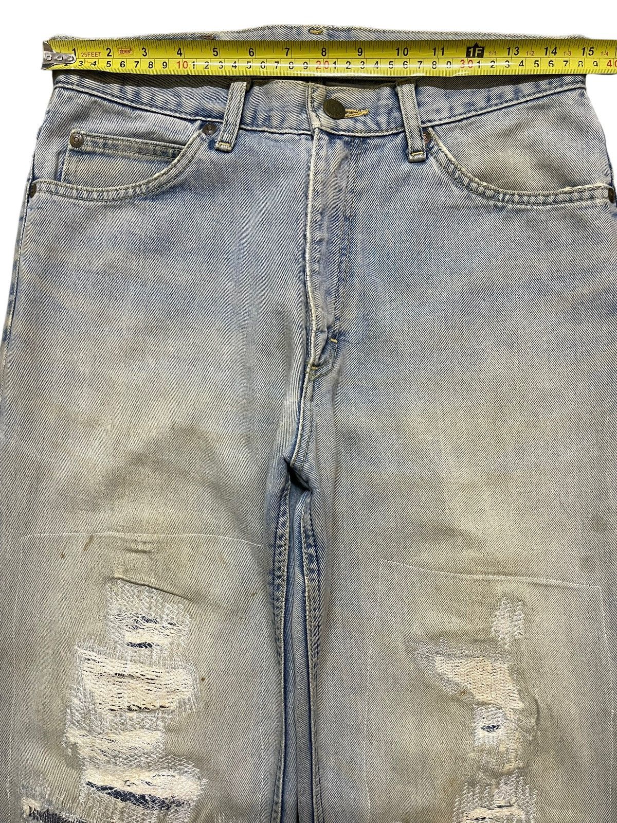 Lee Vintage 90s Lee Faded Wash Distressed Style Loose Jeans Size US 30 / EU 46 - 13 Thumbnail