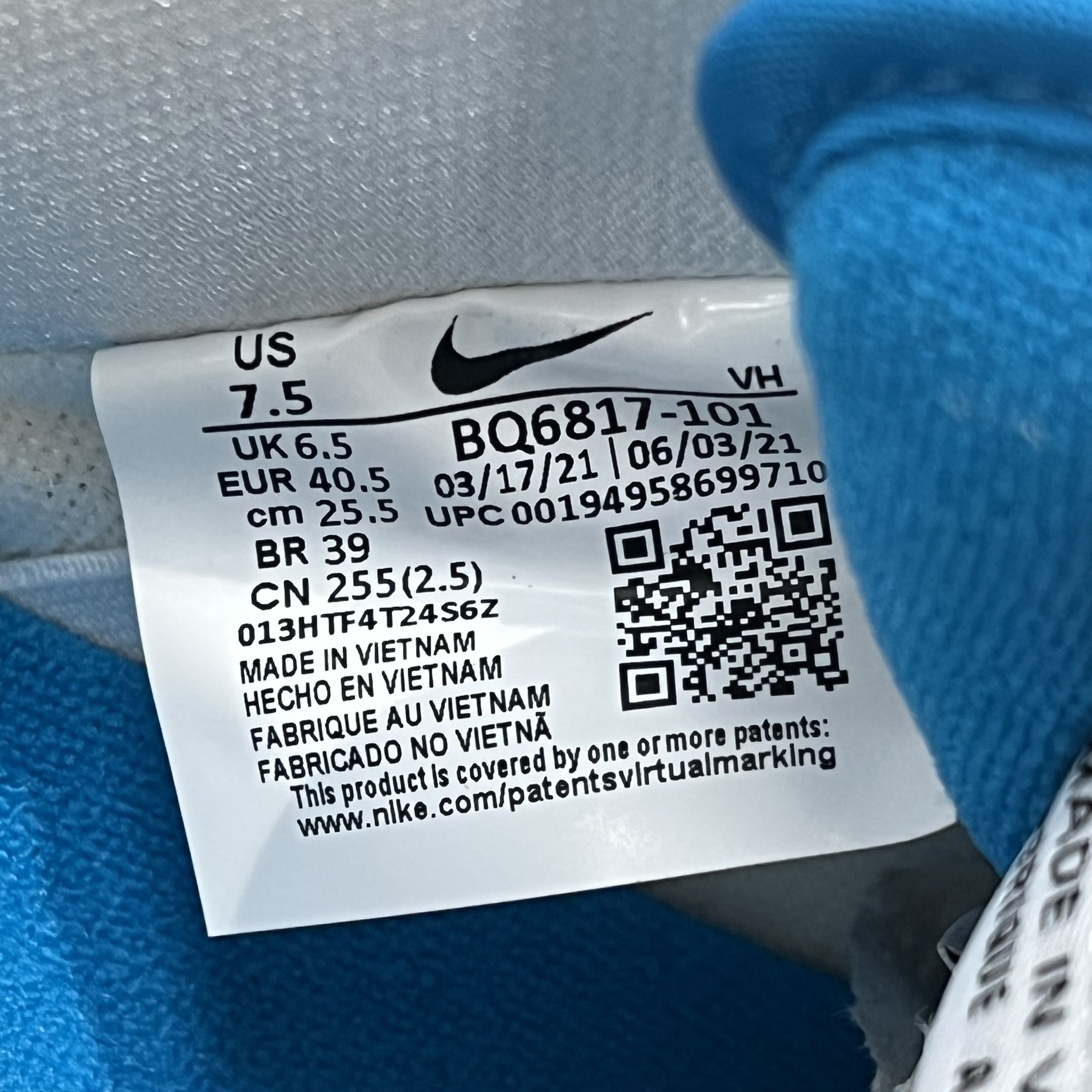 Nike Nike Dunk Low Laser Blue Size US 7.5 / EU 40-41 - 6 Thumbnail