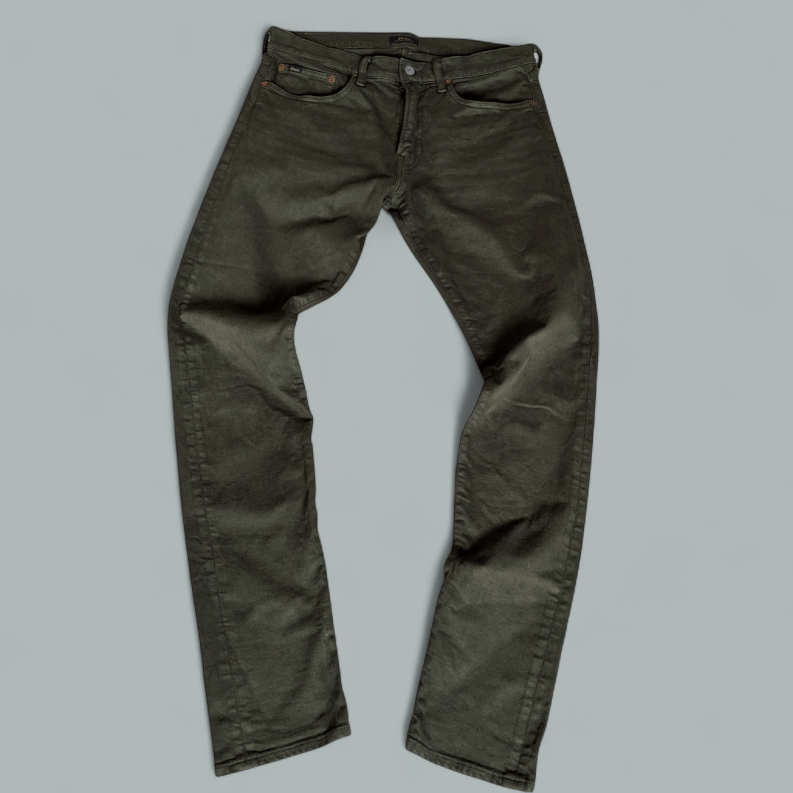 Polo Ralph Lauren Polo Ralph Lauren Men's Sullivan Stretch Jea Olive Green Size US 32 / EU 48 - 1 Thumbnail