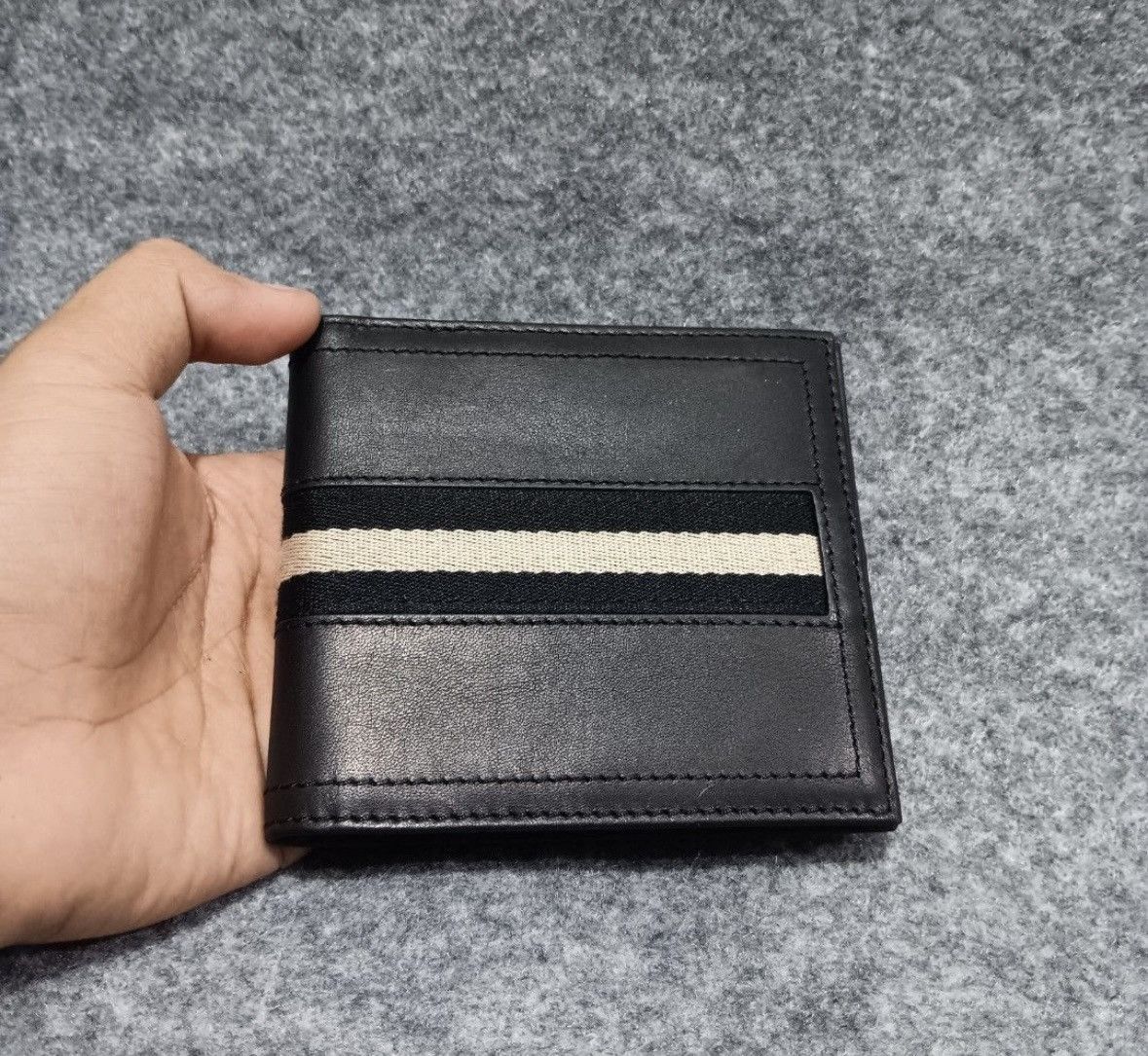 Bally Bally Wallet OS Used Black Size ONE SIZE - 3 Thumbnail