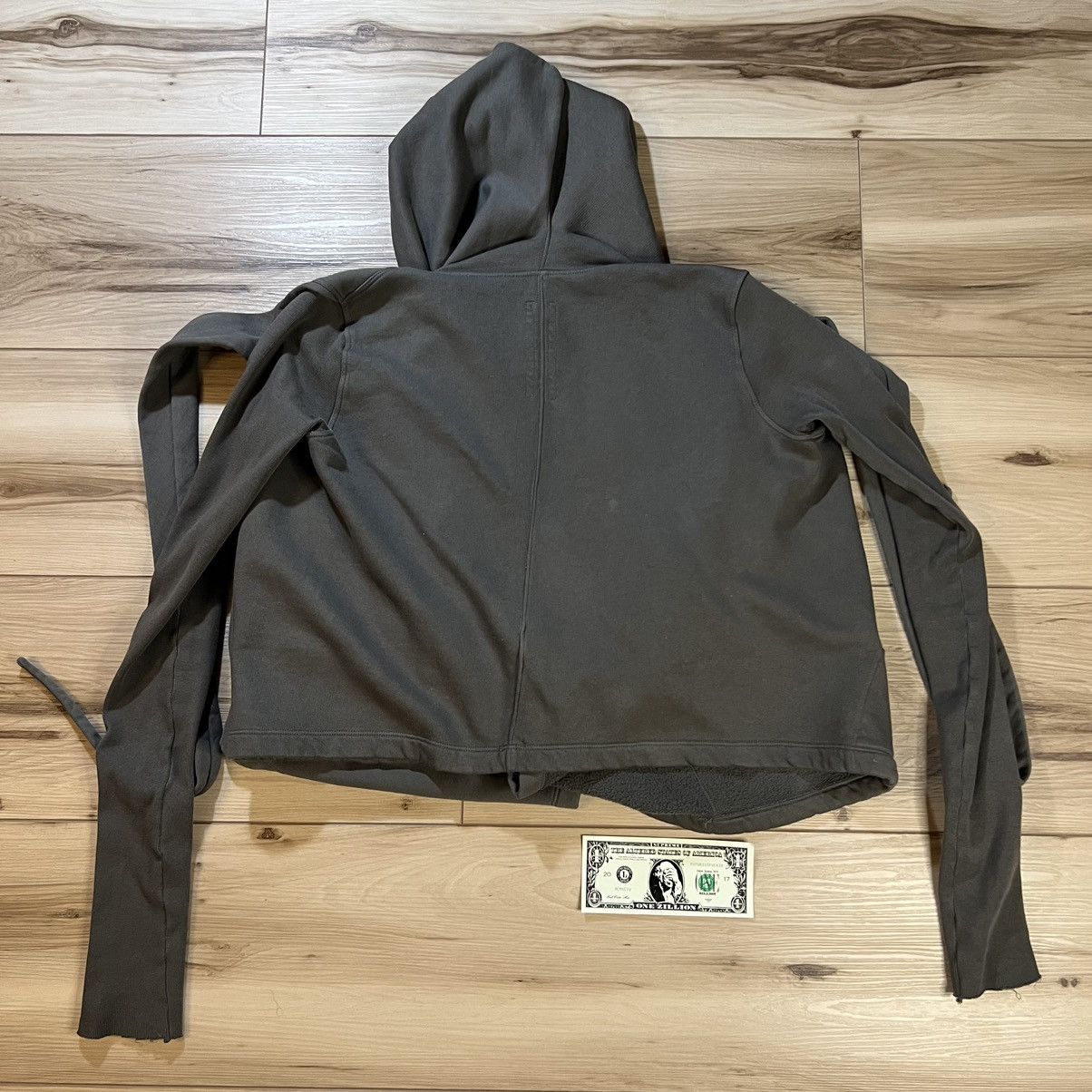 Rick Owens × Rick Owens Drkshdw Rick Owens Olmar & Mirta Black Wash Mountain Wizard Hoodie Size US S / EU 44-46 / 1 - 3 Thumbnail