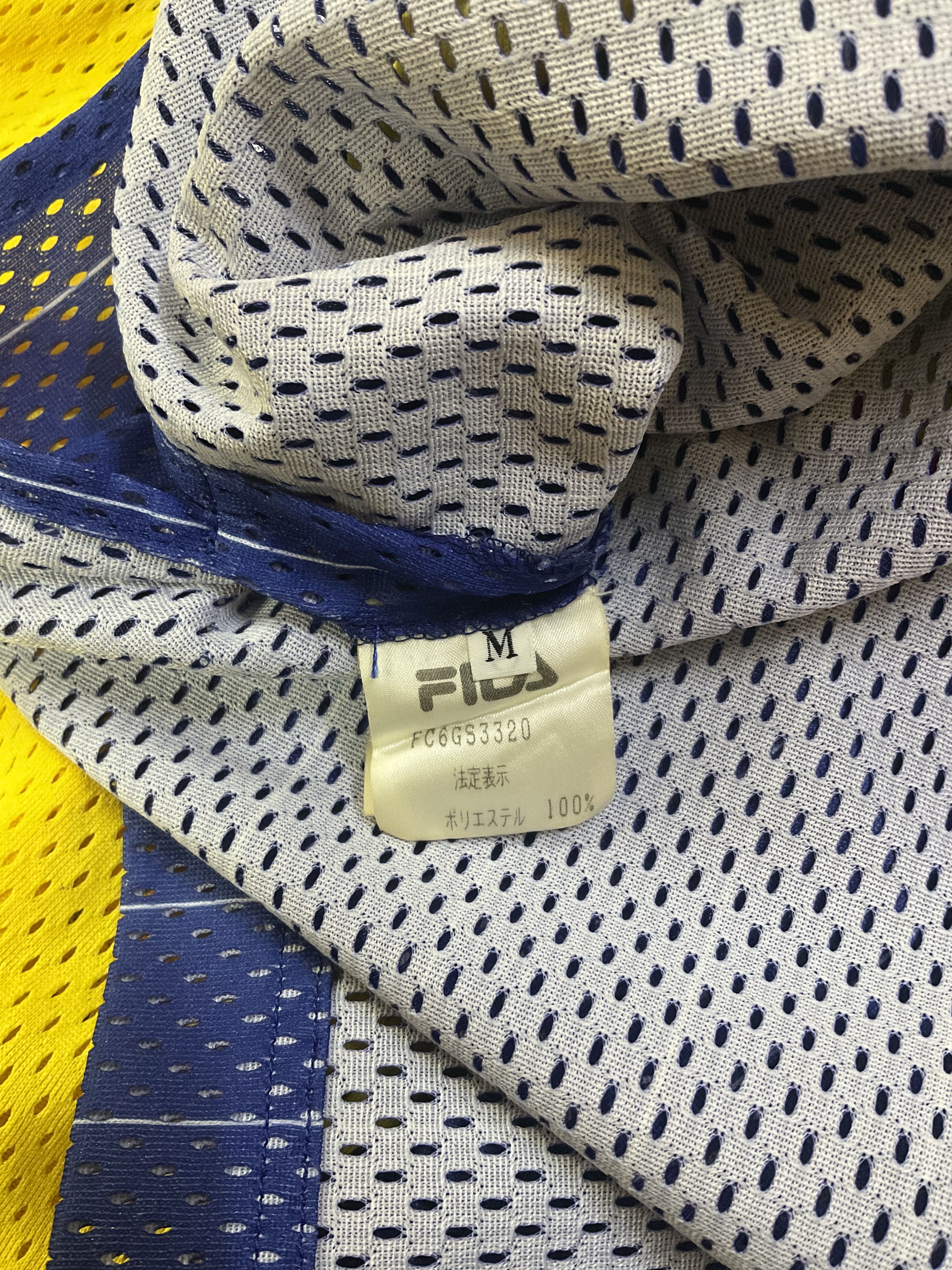 Fila Vintage 1999 Fila Team Baseball Mesh Jersey Shoulder Pads Size US L / EU 52-54 / 3 - 12 Thumbnail