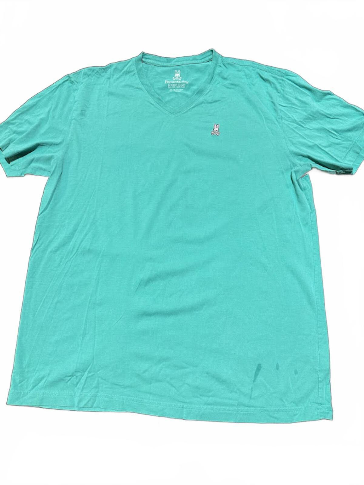 Psycho Bunny Psycho Bunny V-Neck Tee Turquoise Size 8 Size US M / EU 48-50 / 2 - 1 Thumbnail